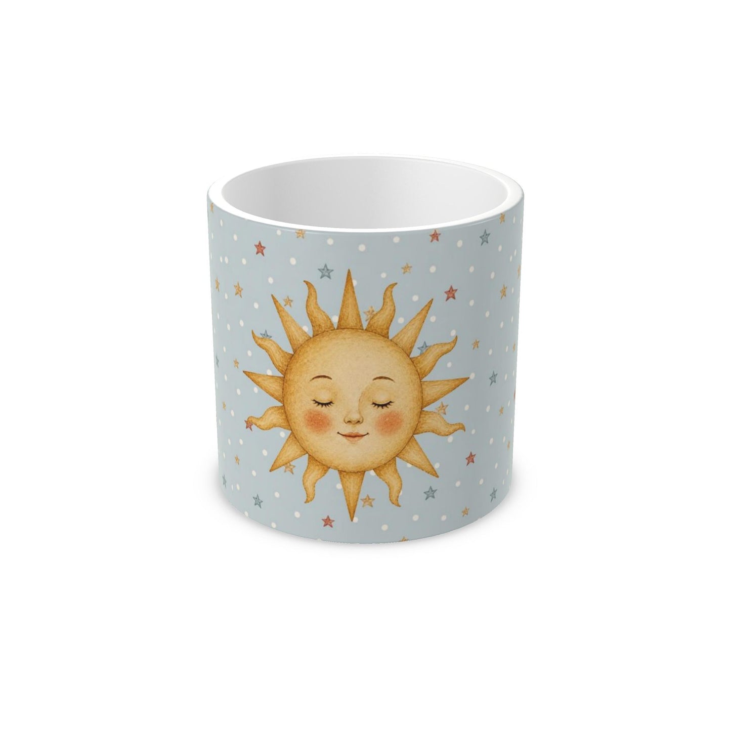 Golden Sun Ceramic Plant Pot