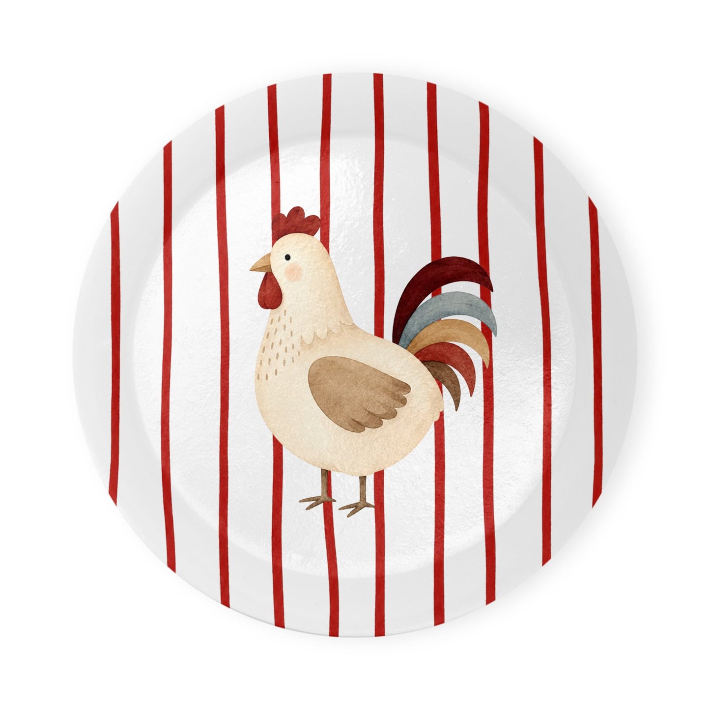 Farmhouse Hen Round Coasters