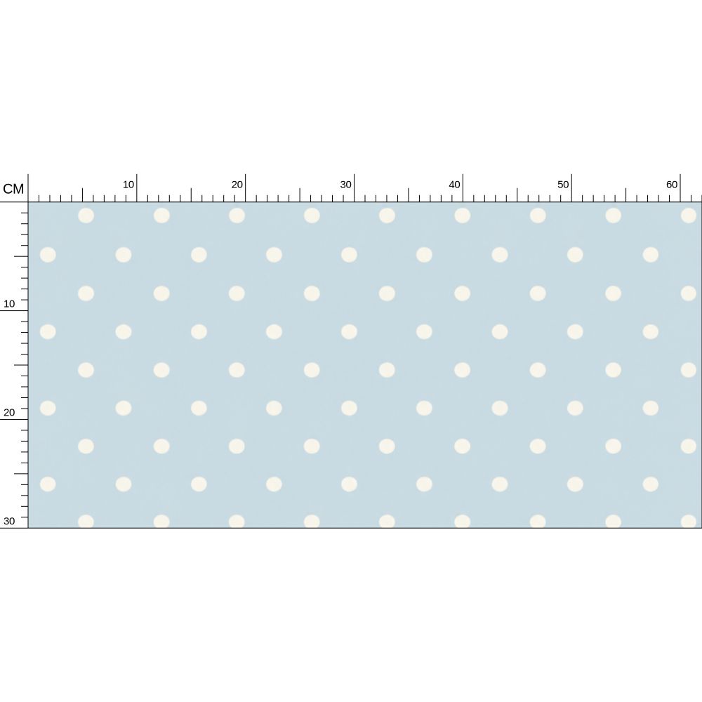 Powder Blue Polka Dot Wallpaper