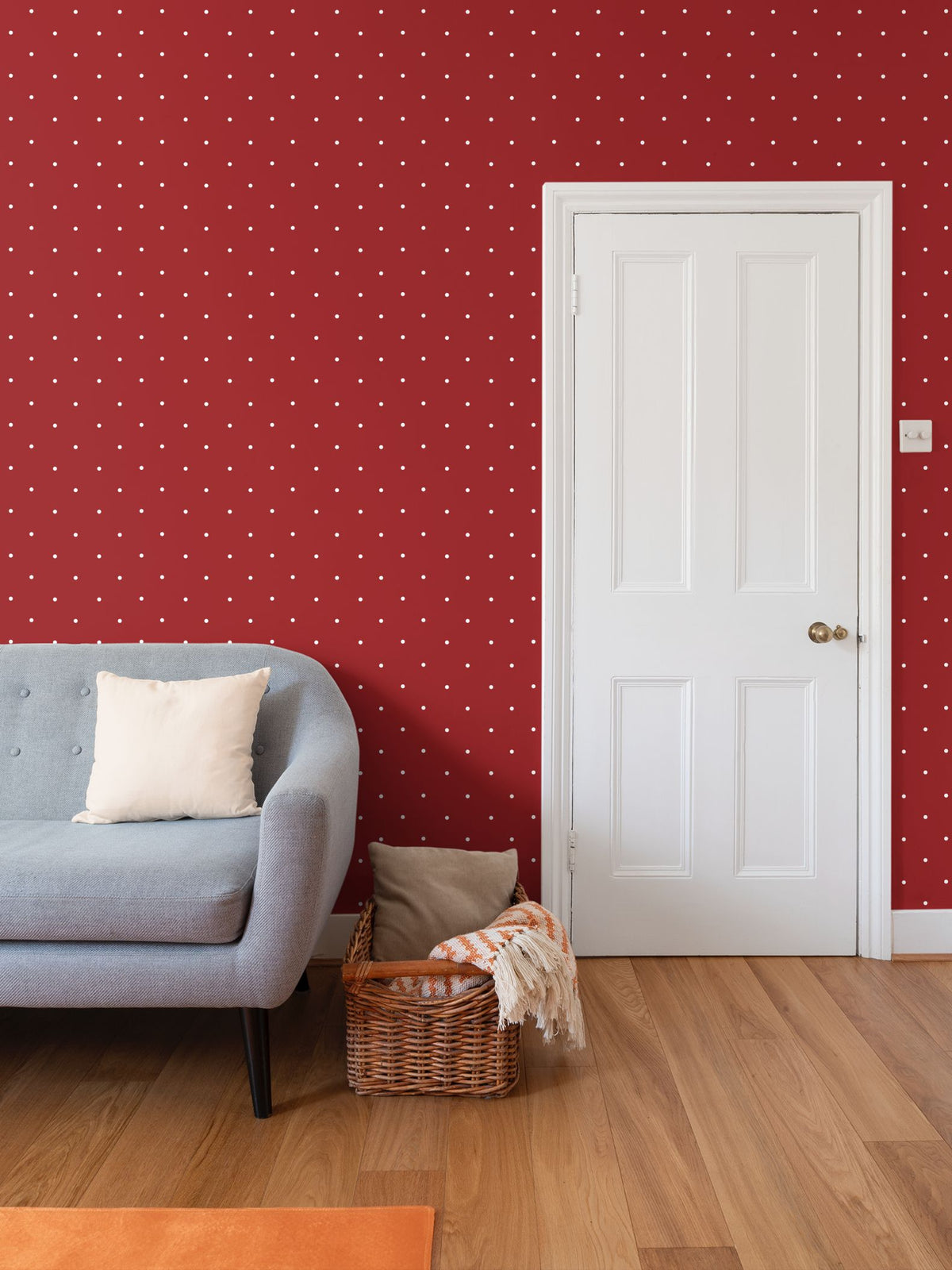 Red Polka Dot Wallpaper