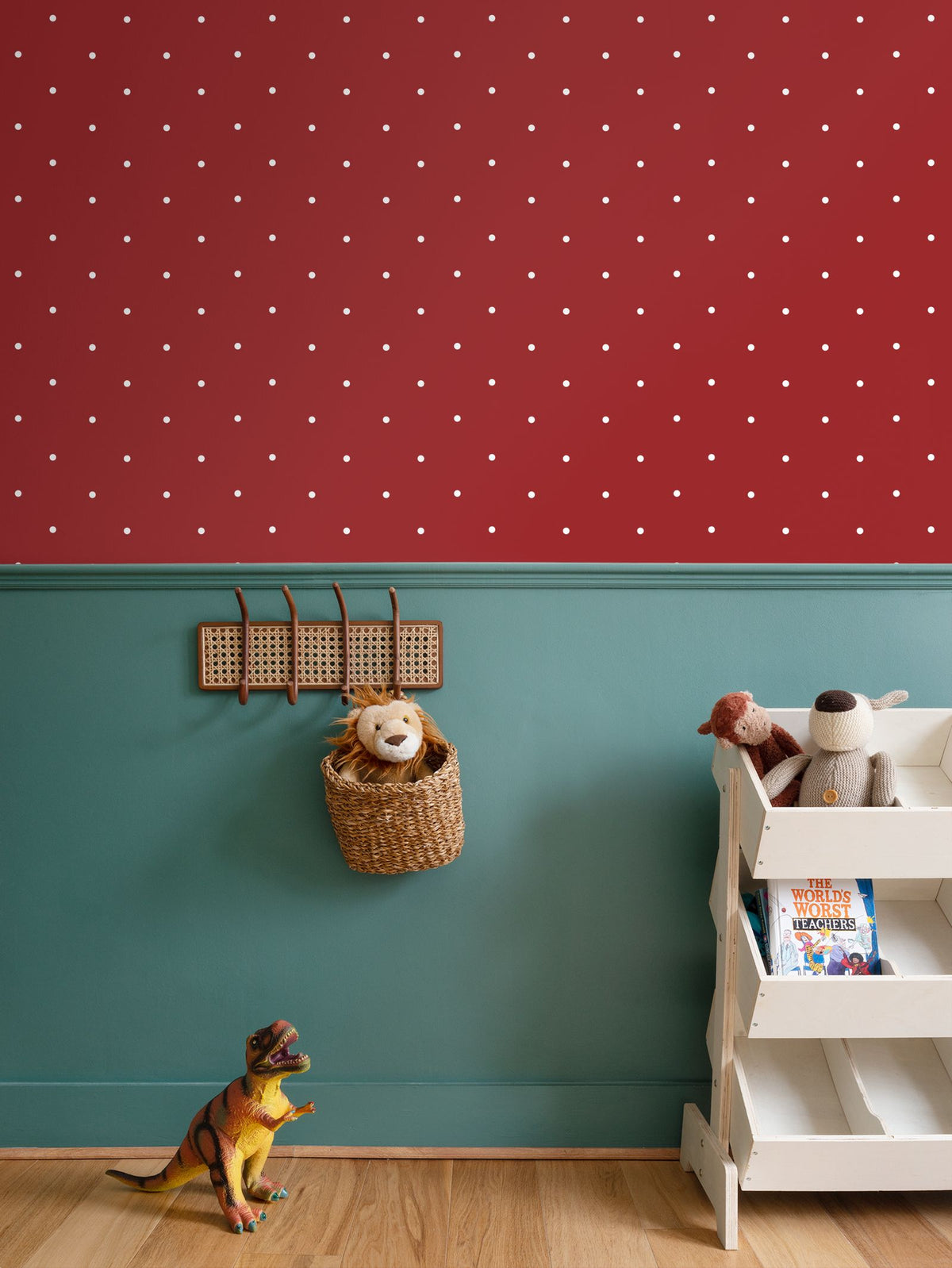 Red Polka Dot Wallpaper
