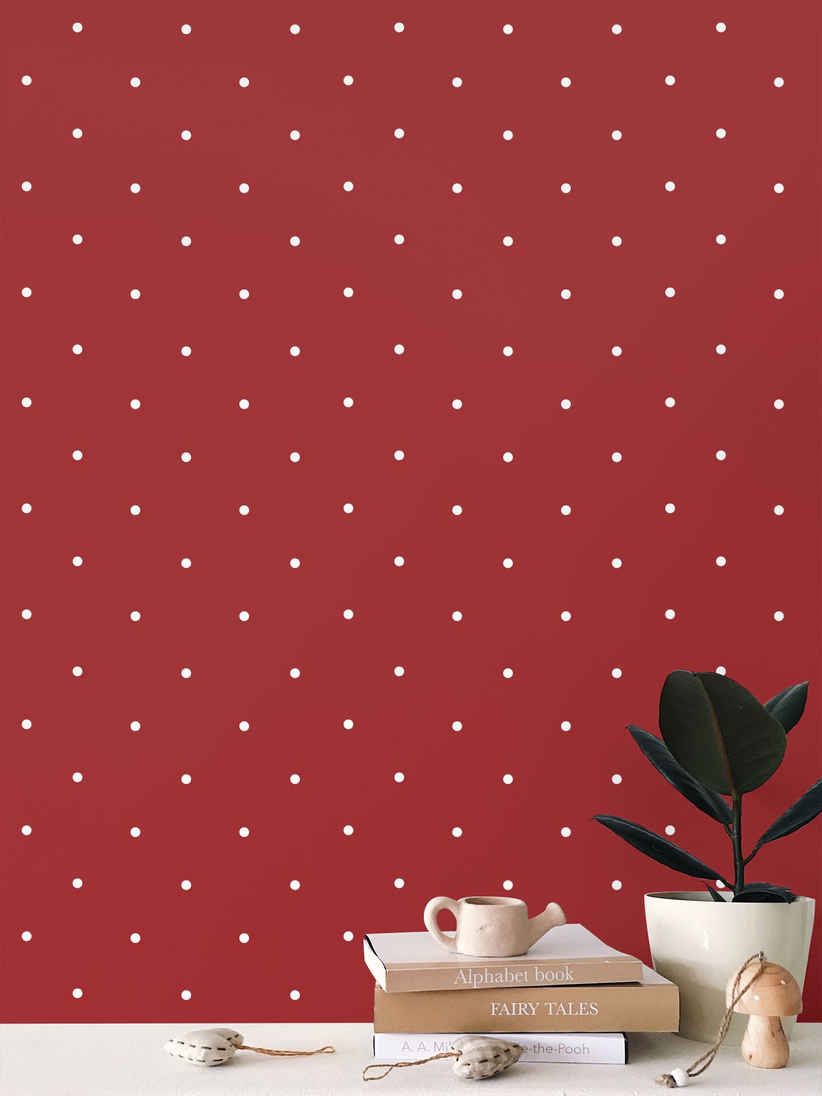Red Polka Dot Wallpaper