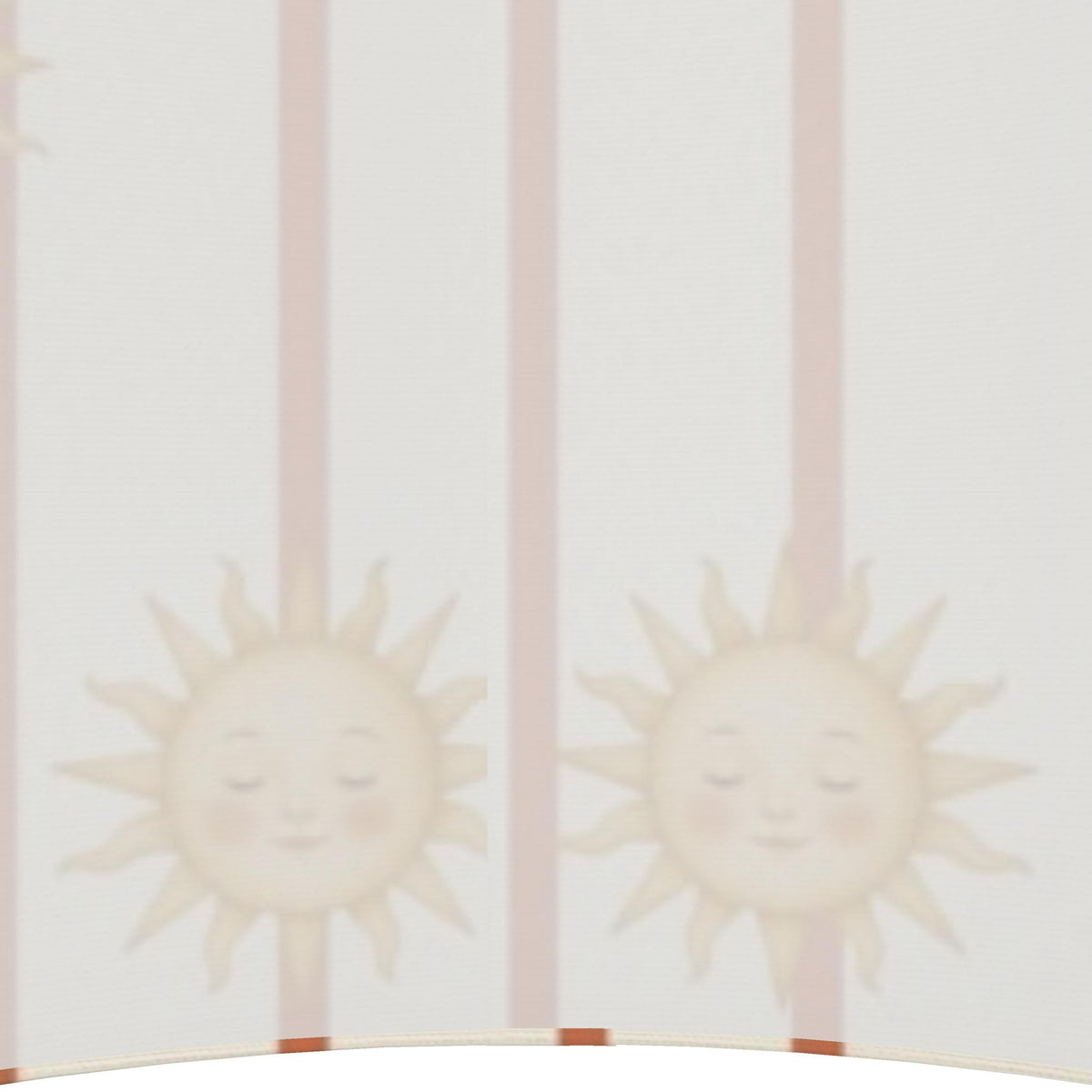 Soleil Lampshade – Retro Sun and Stripes