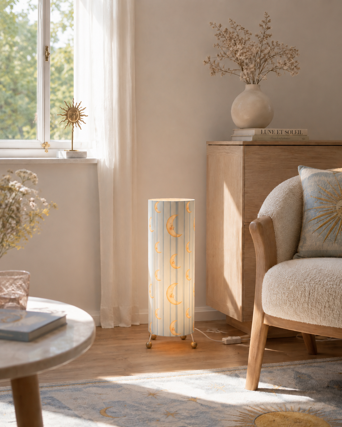 Celestial Moonlight Floor Lamp