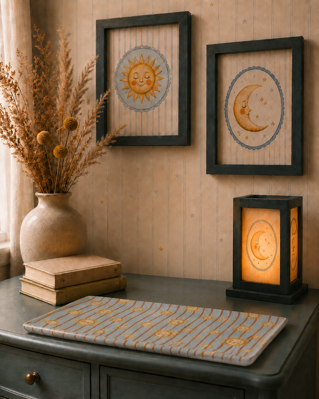 Soleil Bone China Tray – Celestial Blu