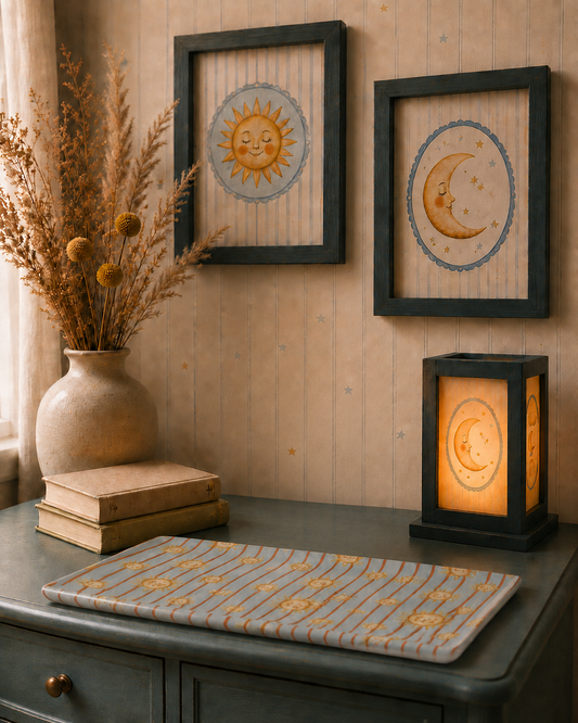 Soleil Bone China Tray – Celestial Blu