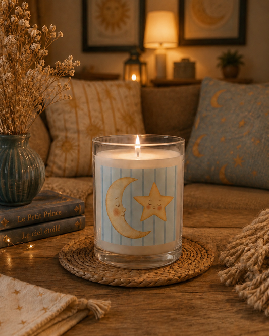 Glass Candle – Lune Celestial Design