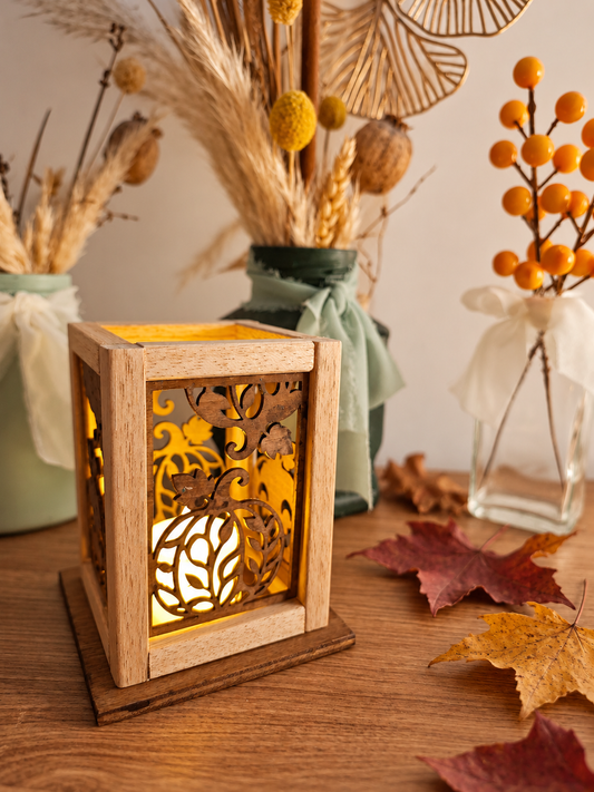 Lanterna in Legno Halloween