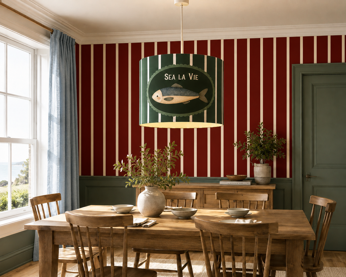 Sea La Vie Coastal Fish Lampshade