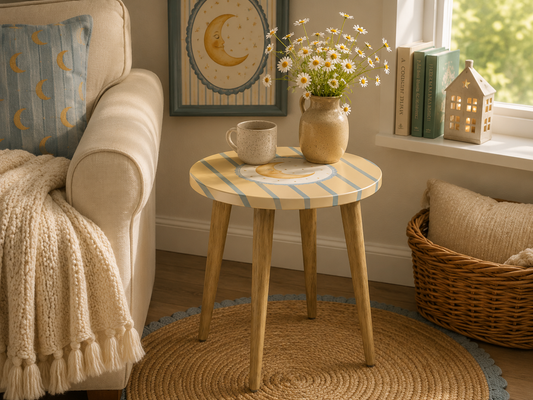 Celestial Moon Side Table