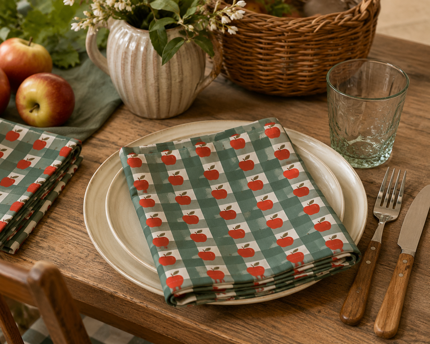 Apple Orchard Cloth Napkins