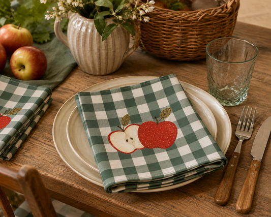 Apple Orchard Cloth Napkins